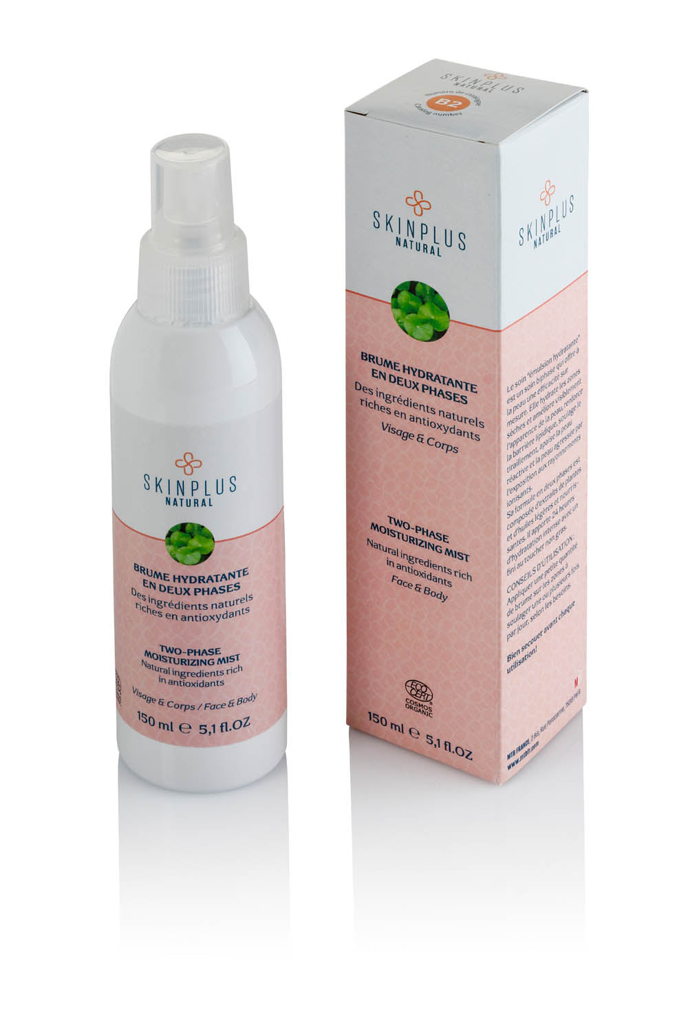 Brume hydratante en deux phases 150ml